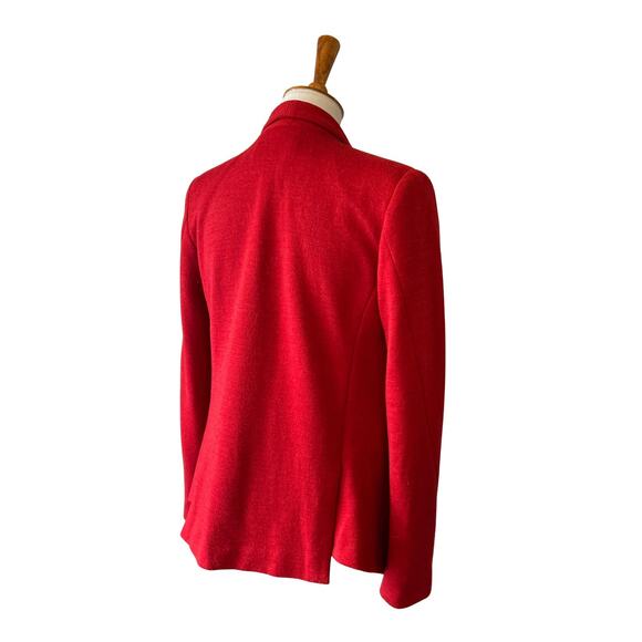 Derek Lam 10 Crosby Red Open Front Wool Blend Blazer – Avant Garde, Size 2 - Picture 3 of 7